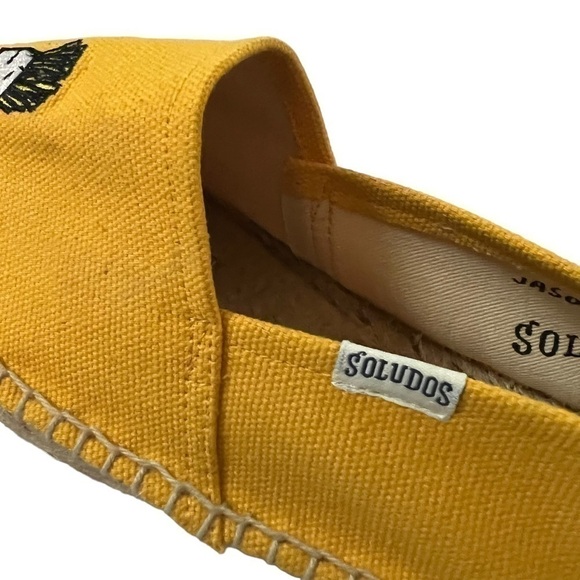 SOLUDOS x Jason Polan Burger & Fries Slip On Espadrille Flats Size 10 🍔 🍟 - Picture 4 of 6